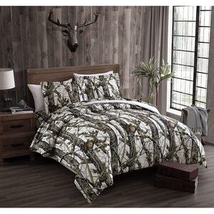 Camo king 3 piece Bedding Set